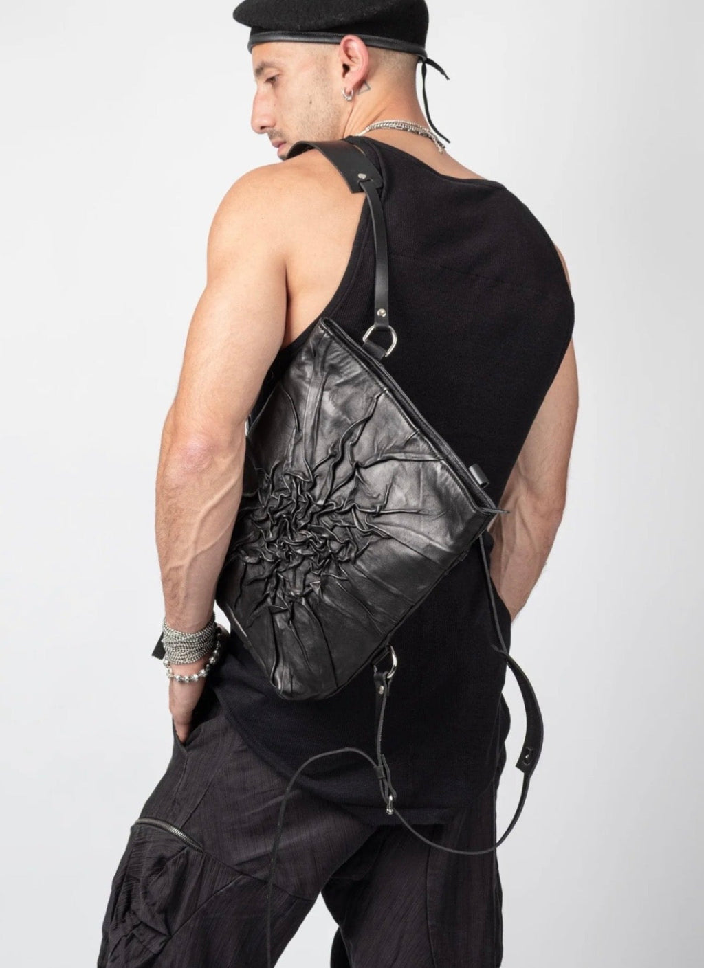 TEXTURED BACKPACK